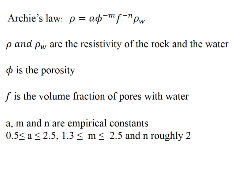 Electrical Properties of the Subsurface – Subsurface Insights